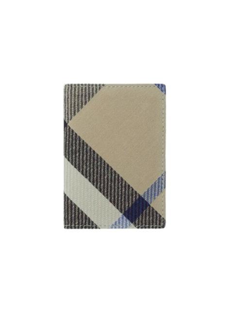Burberry Burberry Check Pattern Folding Card Case