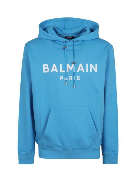 Logo Printed Drawstring Hoodie