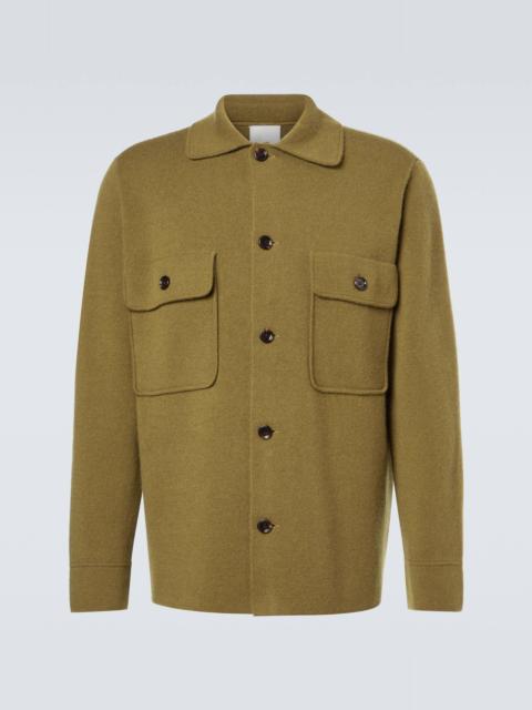 Allude Wool and cashmere overshirt