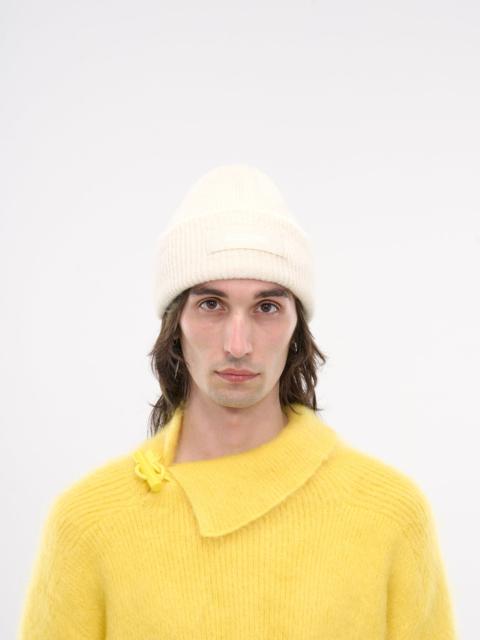 Logo Rib-Knit Beanie