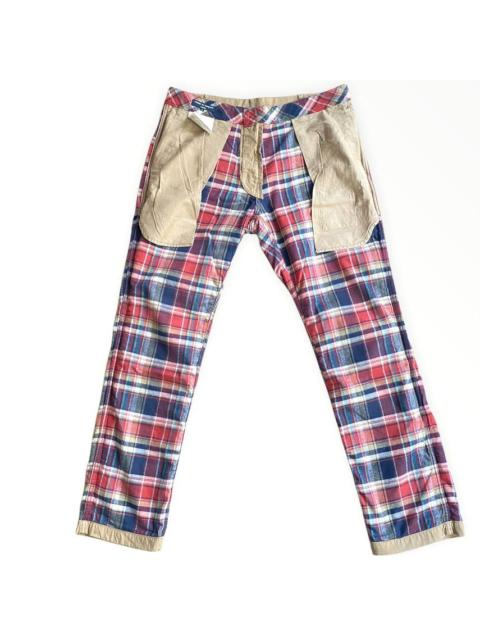 Comme Des Garçons CDGH Red Tartan Lining Pants