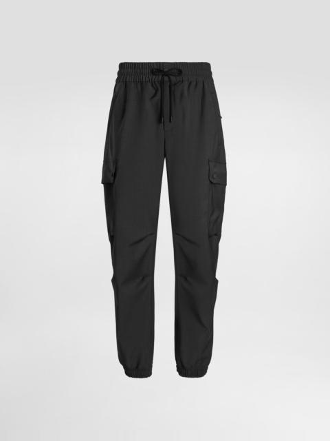 Dolce & Gabbana Wool canvas cargo trousers