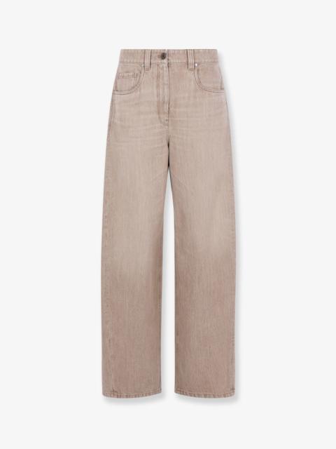 Brunello Cucinelli Brunello Cucinelli The Wide Barrel Jean