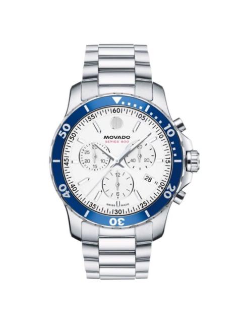 Other Designers Movado - Movado 800 Chronograph Quartz White Dial Men's Watch 2600195