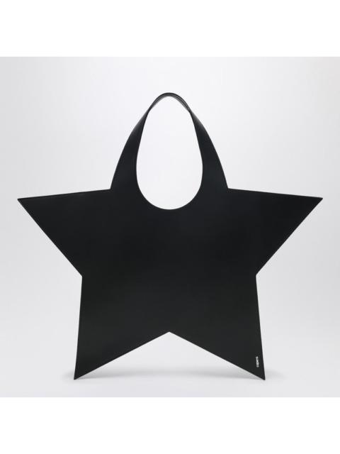 Coperni Star Black Leather Tote Bag Women