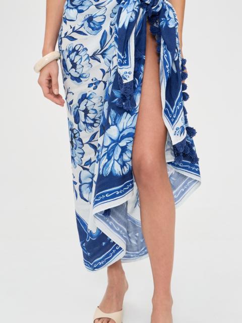 FARM RIO Porcelain Garden Sarong
