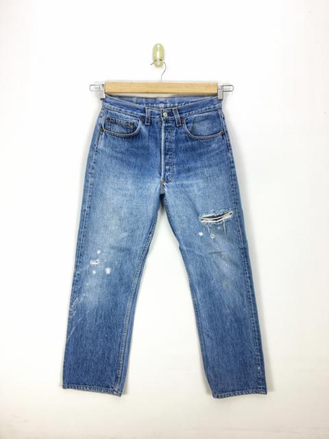 Other Designers Vintage - 70s Vintage Levis 501 Jeans Distressed Denim Levis Jeans
