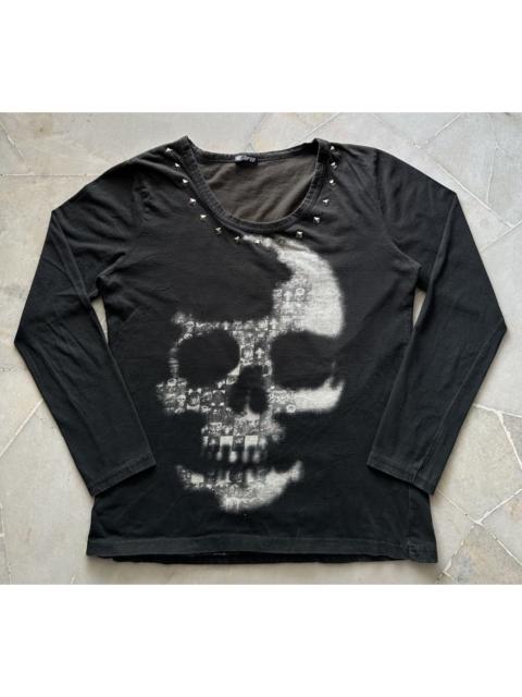 2000’s DIG DEEP SKULL STUDDED LGB STYLE SHIRT