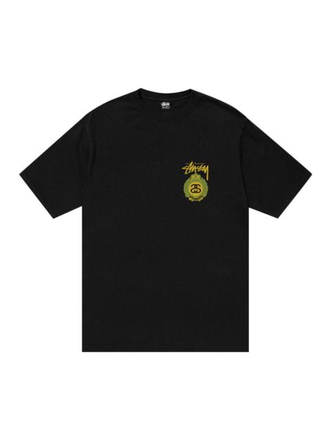 Stüssy Stussy Crown Wreath Pigment Dyed Tee 'Black'