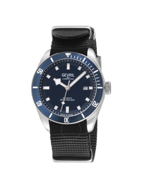 Other Designers Gevril Yorkville Automatic Blue Dial Men's Watch 48601N