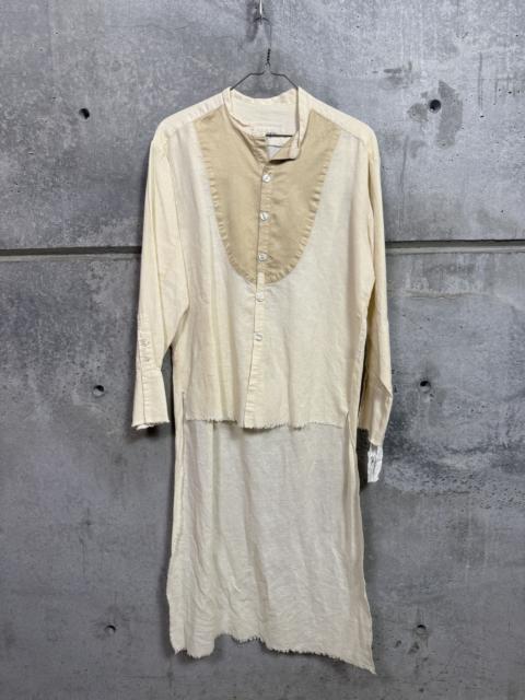 Greg Lauren Greg Lauren Linen Long Tux Studio Shirt