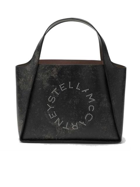 Stella McCartney Large Stella Logo Tote With Aged Effect
