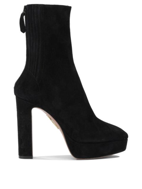 AQUAZZURA Aquazzura Martine 110mm Ankle Boots Black Women