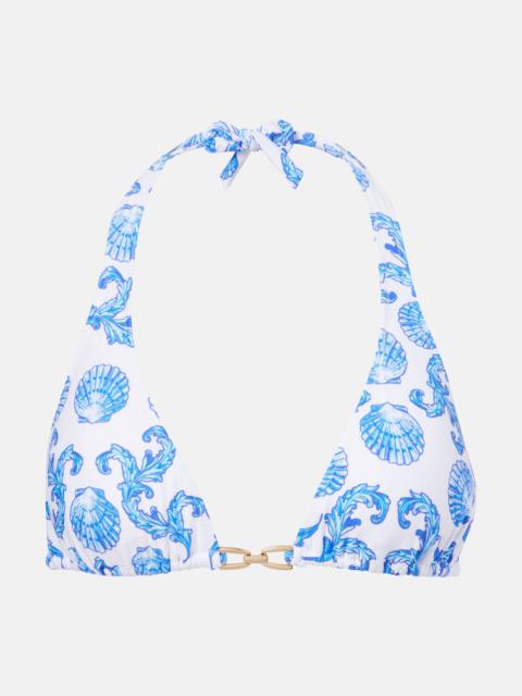MELISSA ODABASH Bahamas printed bikini top