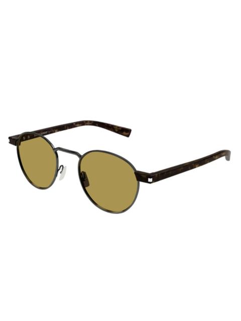SAINT LAURENT Saint Laurent Ladies Black Round Sunglasses SL707 003