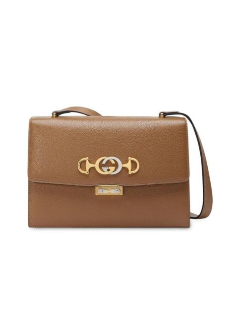 GUCCI Zumi Crossbody Bag in Brown