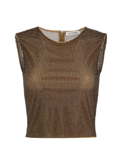 CAVANAGH BAKER Black Crystal Tank Top