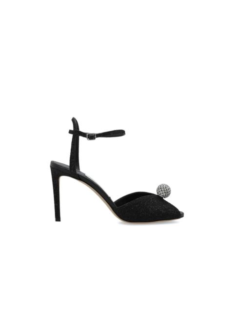 JIMMY CHOO JIMMY CHOO 'Sacora' Black Heeled Sandals New & Authentic (Wo