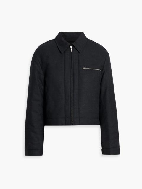 Theory Cropped flannel jacket