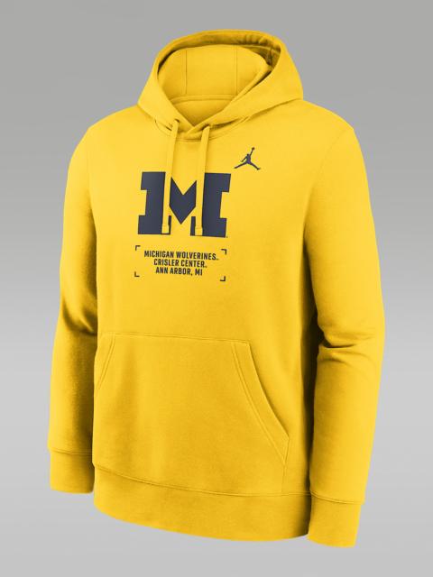 Nike Michigan Club Basketball 2-Hit Men's Nike College Pullover Hoodie