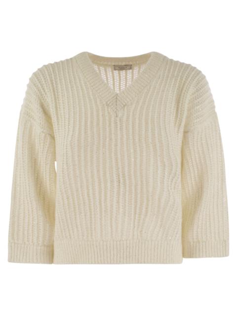 Peserico - Peserico Women Tricot Sweater With Micropaillettes