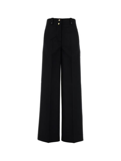 Moncler Black polyester blend palazzo pant