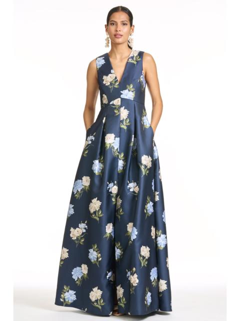 SACHIN & BABI BROOKLYNNE GOWN - MARITIME CORSAGE