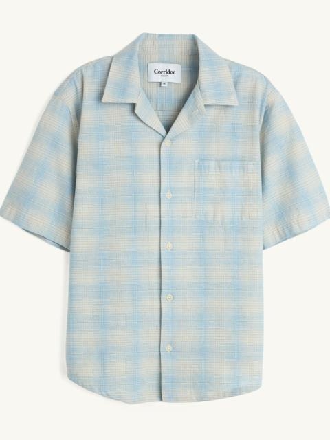 Corridor LINEN PLAID SS - LIGHT BLUE