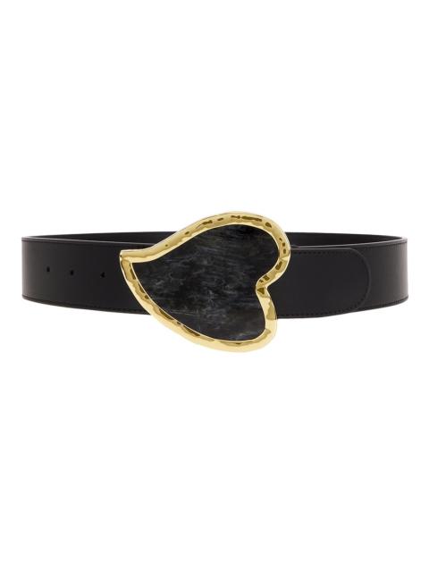 BRANDON MAXWELL Marble Heart Belt