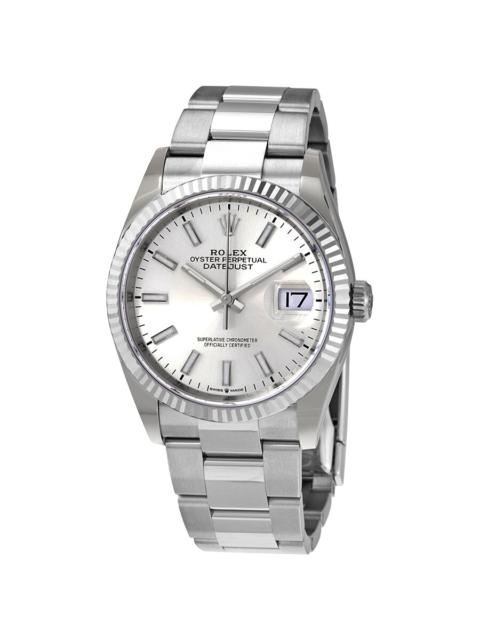 ROLEX Rolex Datejust 36 Automatic Silver Dial Ladies Oyster Watch 126234SSO