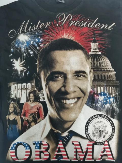 Other Designers Vintage - Vintage Barack Obama Mister President Tee Rare Hip Hop