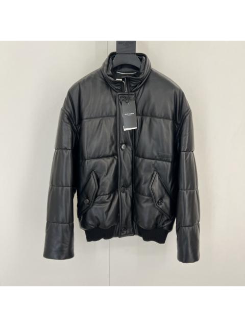 SAINT LAURENT Saint Laurent Leather Puffer in Small
