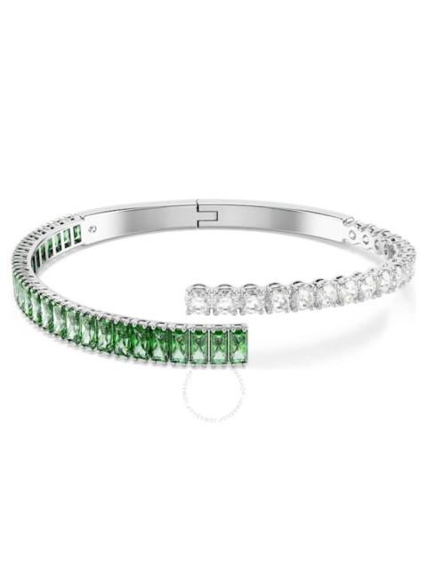 Other Designers Swarovski Rhodium Plated Mixed Mixed Bangl