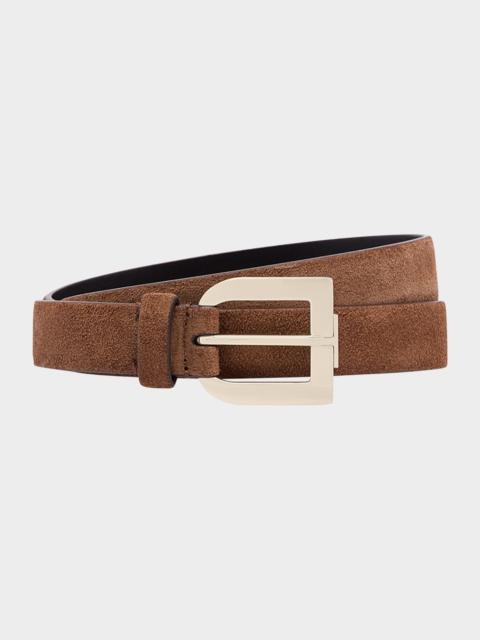 TOM FORD T Suede Belt