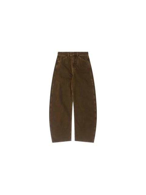 Lemaire WOMEN'S HIGH WAISTED CURVED PANTS (MOSS GREEN)