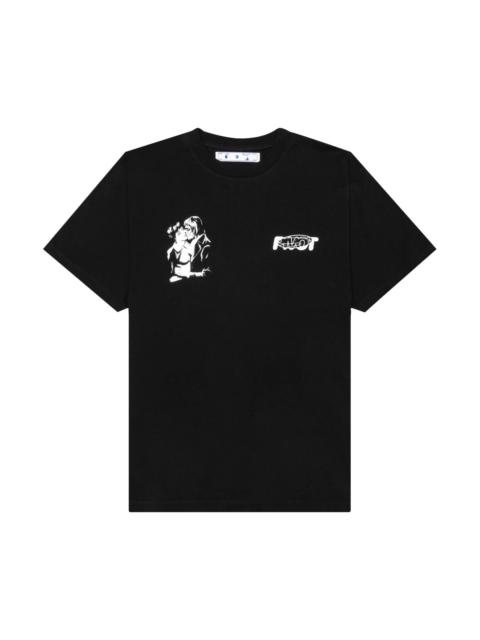 Off-White Off-White Kiss 21 Short-Sleeve Over Tee 'Black/White'