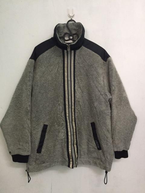 adidas Adidas 3 Stripes Fleece Zipper Jacket MADE IN JAPAN