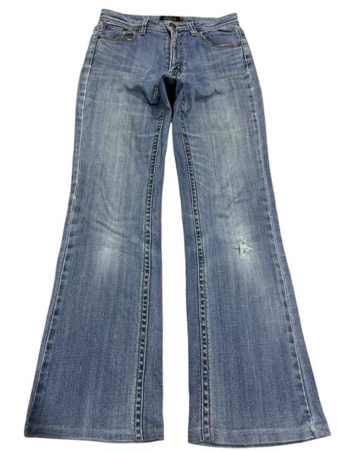 Other Designers If Six Was Nine × Japanese Brand × Le Grande Bleu (L.G.B.) - FLARE💥 JAPANESE BRAND WASHED BLUE DENIM PANTS