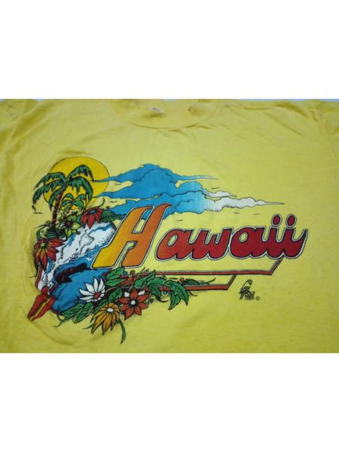 Other Designers Vintage - RARE VINTAGE 70s HAWAII RAINBOWS POLY TEES
