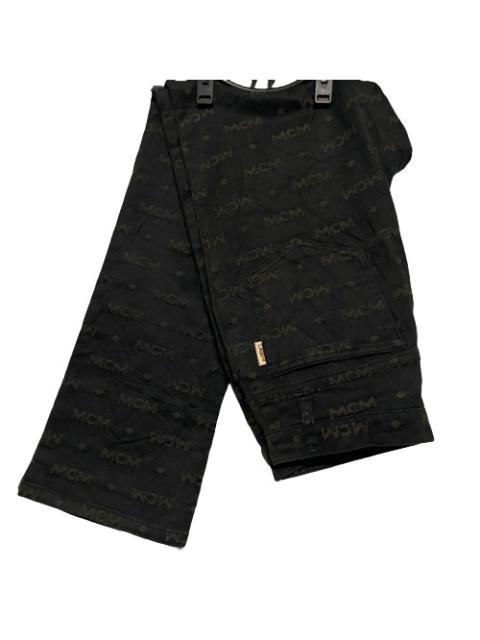 Other Designers Designer - Vintage MCM Legere Monogram Jeans Black