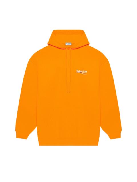 BALENCIAGA Balenciaga Political Campaign Medium Fit Hoodie 'Fluorescent Orange'