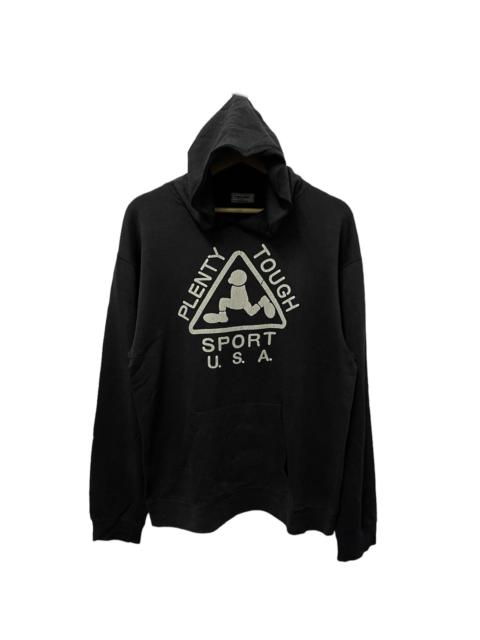 Other Designers Vintage - Vintage Plenty Tough Sport Art Design Hoodie