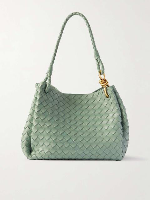 Bottega Veneta Parachute large intrecciato leather shoulder bag