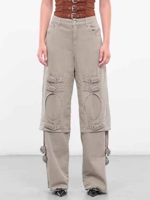 Blumarine Buckle Boyfriend Jeans