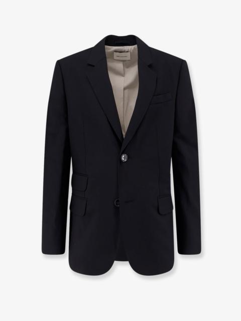 AMI Paris AMI Paris Single-Breasted Virgin Wool Blazer Black