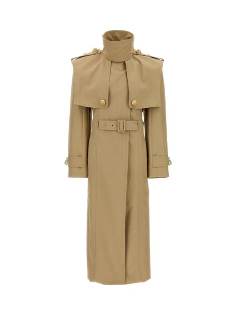 'chiocciola' Button Trench Coat