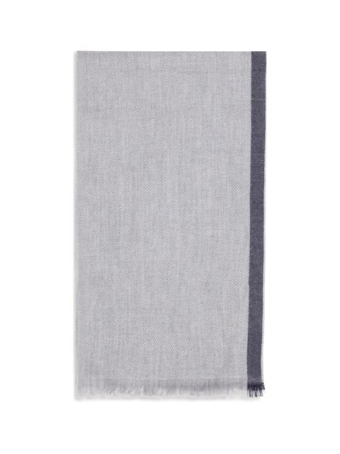 Brunello Cucinelli Brunello Cucinelli Cashmere Scarf Pearl Grey