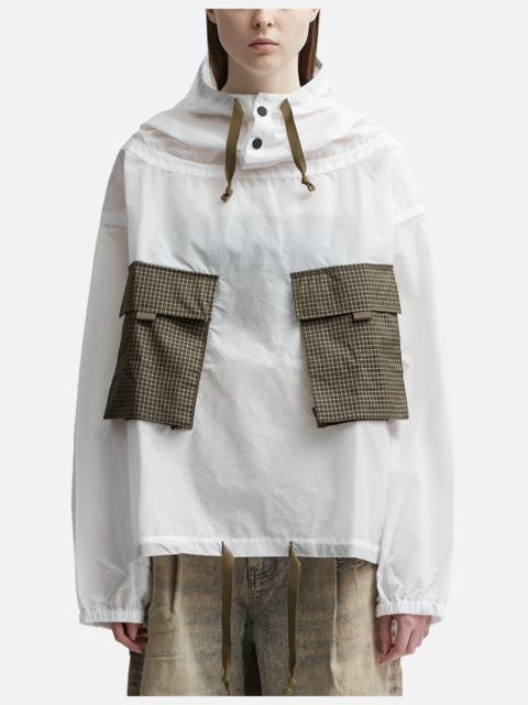 BRAIN DEAD TRANSLUCENT MILITARY SMOCK