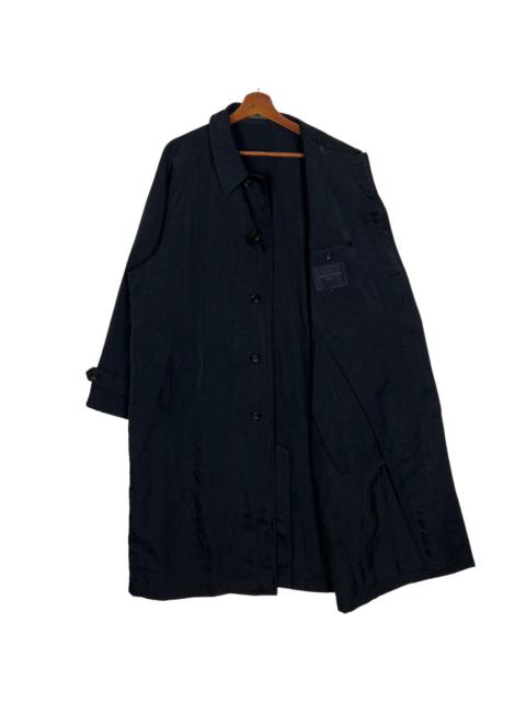 AW1993 CDG HoMMe Black Nylon Long Coat