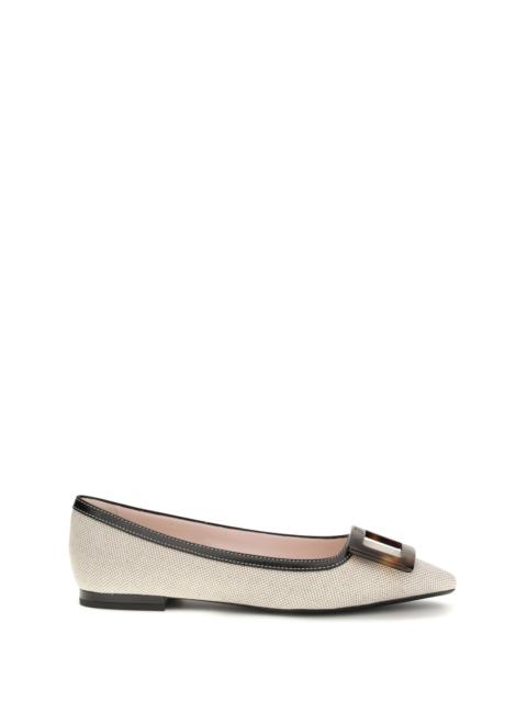 Roger Vivier Roger Vivier Canvas Gommettine Ballerinas
